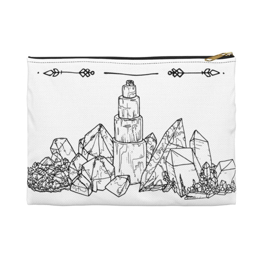 Moon Manual Crystals Cosmetics Bag