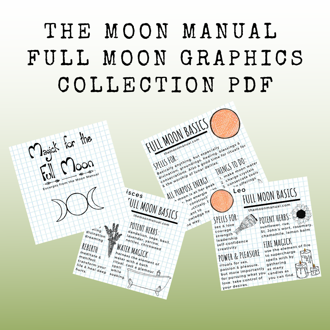 Full Moon Graphics Collection PDF Digital Download