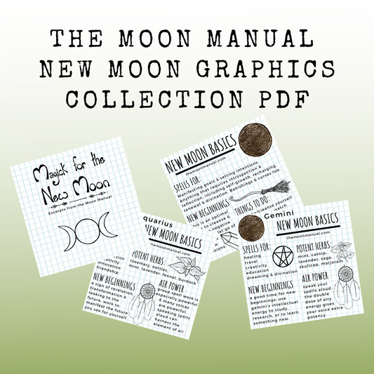 New Moon Graphics Collection PDF Digital Download