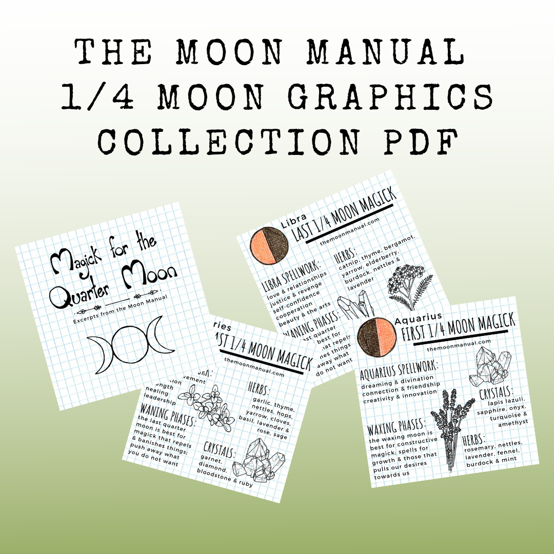 Quarter Moon Graphics Collection PDF Digital Download
