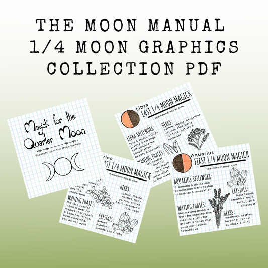 Quarter Moon Graphics Collection PDF Digital Download